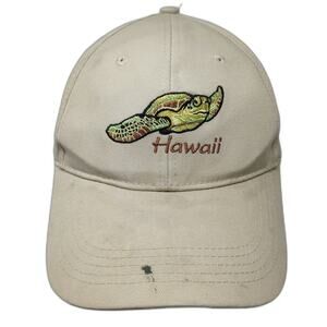 Arctic Circle Baseball Cap Beige One Size Hawaii Sea Turtle Tour Strapback Hat